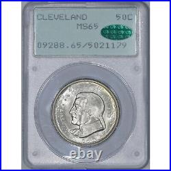 1936-P Cleveland Commemorative Half Dollar PCGS & CAC MS65 Rattler Holder OGH