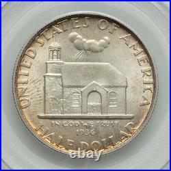 1936-P Delaware Silver Commemorative Half Dollar 50C PCGS MS 66