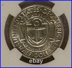 1936 RHODE ISLAND 50C Silver Commemorative Half Dollar NGC MS65 Uncirculated Gem