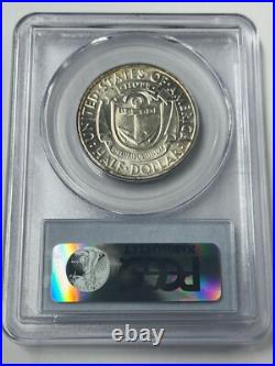 1936 Rhode Island Commemorative Silver Half Dollar PCGS MS65 CAC Green