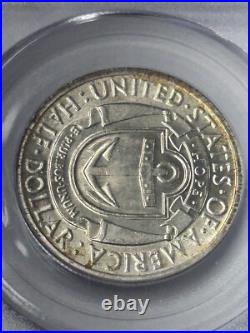 1936 Rhode Island Commemorative Silver Half Dollar PCGS MS65 CAC Green