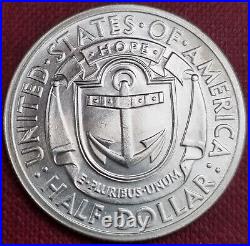 1936 Rhode Island Half Dollar Commemorative 50c High Grade BU #60241