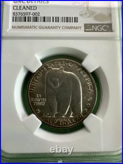 1936-S 50 Cent Bay Bridge, Commemorative NGC UNC Details Cleaned