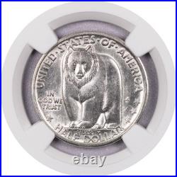 1936 S 50C Bay Bridge Commemorative Silver Half Dollar NGC UNC Details Cleaned
