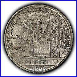 1936-S 50c Bay Bridge Commemorative Silver Half Dollar Luster UNC C1255