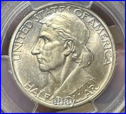 1936-S 50c Boone Commemorative Silver Half Dollar PCGS DETAIL AWESOME EYE APPEAL