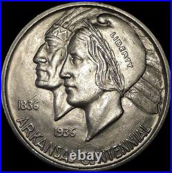 1936-S Arkansas VERY NICE COIN Centennial Commemorative Half Dollar