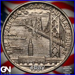 1936 S BAY BRIDGE Commemorative Half Dollar A1205 1936 S BAY BRIDGE Commemorative Half Dollar A1205