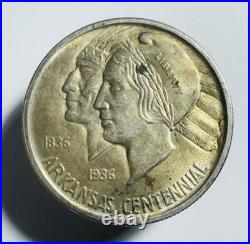 1936 S Bay Arkansas Half Dollar, Silver Commemorative -0496