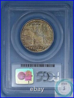 1936-S Bay Bridge 50c Commemorative PCGS MS65 Vintage Champagne & Bronze Glow