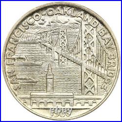 1936-S Bay Bridge 50c PCGS MS65 Silver Classic Commemorative Sharp Gem