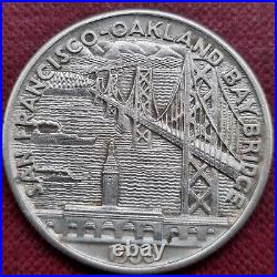 1936 S Bay Bridge Commemorative Half Dollar 50c Higher Grade AU + #68424