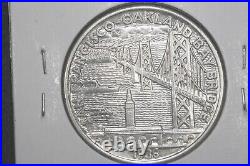 1936-S Bay Bridge Commemorative Half Dollar, Choice AU++