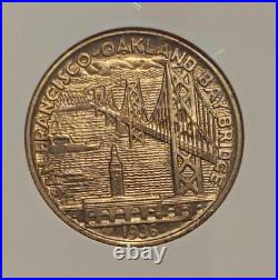 1936 S Bay Bridge Commemorative Half Dollar NGC MS64