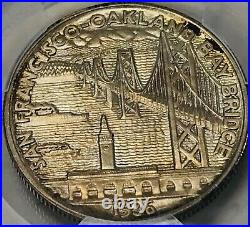 1936 S Bay Bridge Commemorative Half Dollar PCGS Unc details