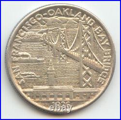 1936-S Bay Bridge Commemorative Half Dollar, San Francisco, Original BU