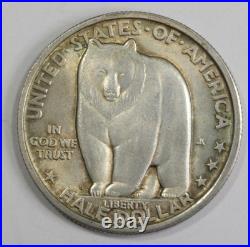 1936-S Bay Bridge Commemorative Silver Half Dollar ALMOST UNCIRCULATED