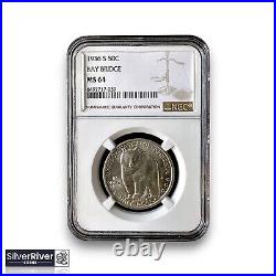 1936-S Bay Bridge Half Dollar (Certified MS64 by NGC) Lustrous