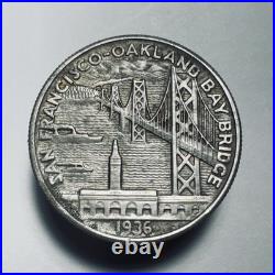 1936 S Bay Bridge Half Dollar, Silver Commemorative -0495 1936 S Bay Bridge Half Dollar, Silver Commemorative -0495