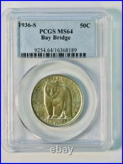 1936 S Classic Commemorative San Bay Bridge PCGS MS-64 Bay Bridge
