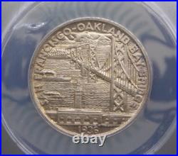 1936 S Commemorative BAY BRIDGE Half Dollar 50c ANACS MS60 Details #260 Unc 1936 S Commemorative BAY BRIDGE Half Dollar 50c ANACS MS60 Details #260 Unc