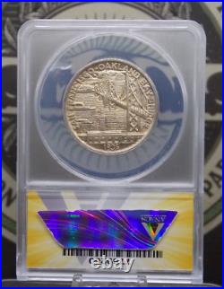 1936 S Commemorative BAY BRIDGE Half Dollar 50c ANACS MS60 Details #260 Unc 1936 S Commemorative BAY BRIDGE Half Dollar 50c ANACS MS60 Details #260 Unc