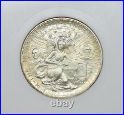 1936-S NGC MS65 Old Fatty Holder Texas Commemorative Half Dollar 022DUD