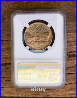 1936-S Oregon Trail Commemorative Silver Half Dollar NGC MS-67 Toned