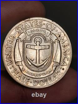 1936- S Rhode Island Commemorative Half Dollar #1 1936- S Rhode Island Commemorative Half Dollar #1