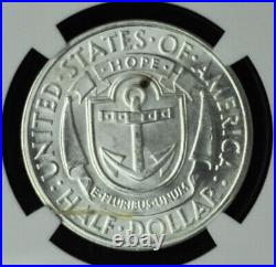 1936 S Rhode Island Commemorative Half Dollar NGC MS63
