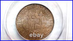 1936 S Rhode Island Pcgs Ms64 Ogh Commemorative Half Toned 50c Coin