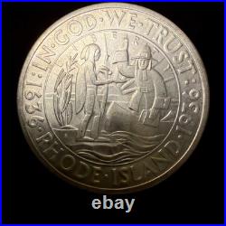 1936-S Rhode Island Silver Half Dollar Pristine Very Choice BU (15,000 Mintage)