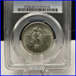 1936 S Texas Silver Commemorative Half Dollar Pcgs Ms66
