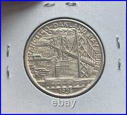 1936 San Francisco Oakland Bay Bridge Commemorative Half Dollar Uncirculated