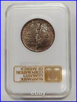 1936 Silver Norfolk Commemorative Half Dollar NGC MS66 Rich Toning Old NGC Slab