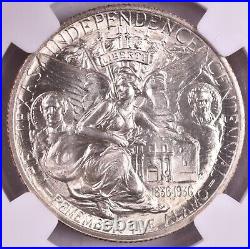 1936 Texas Commemorative Silver Half Dollar NGC MS65