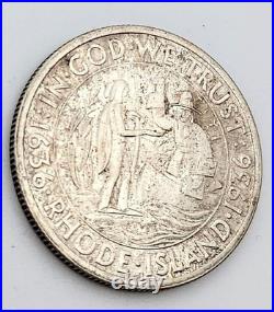 1936 US Silver RHODE ISLAND Half Dollar Commemorative, UNC Details, YOU GRADE