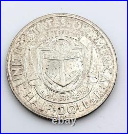 1936 US Silver RHODE ISLAND Half Dollar Commemorative, UNC Details, YOU GRADE
