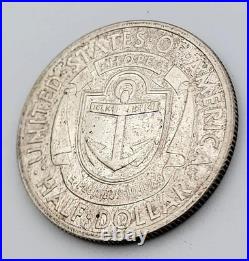 1936 US Silver RHODE ISLAND Half Dollar Commemorative, UNC Details, YOU GRADE