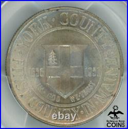 1936 United States York Maine Tercentenary 50c Half Dollar Silver Coin PCGS MS67