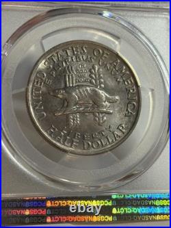1936 Wisconsin Commemorative Half Dollar 50C PCGS MS66