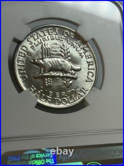 1936 Wisconsin Commemorative Silver Half Dollar NGC MS64 Blast White Nice Strike