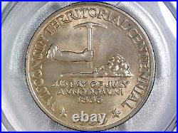 1936 Wisconsin Territorial Centennial Half Dollar (Certified MS65 by PCGS)