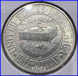 1936 York County Maine Commemorative Silver Half Dollar 50C Coin BU Detail
