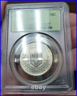 1936 York County Maine Commemorative Silver Half Dollar PCGS CERTIFIED Ms65 OGH