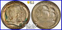 1936 long island tercentenary Silver Commemorative half dollar PCGS MS 66+ PQ