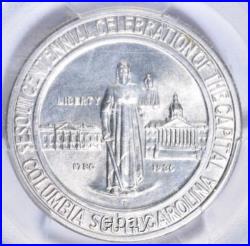 1936-s Columbia Half Dollar Commemorative Nice Problem-free Original Pcgs Ms64