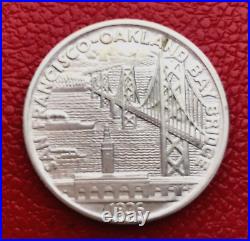 1936 s Commemorative BAY BRIDGE Half Dollar 50c US Coins Silver