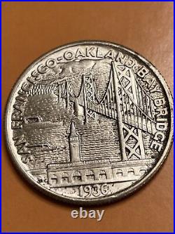 1936-s bay bridge commemorative half dollar Excellent Condition