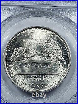 1937 50C Antietam Commemorative Half Dollar PCGS + CAC MS 65 McClellan & Lee